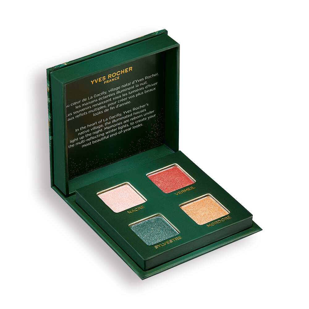 Палетка Теней для Век «Зимнее Сияние», лимитированная коллекция, 4 x 1 г
Палетка Теней для Век «Зимнее Сияние», лимитированная коллекция, 4 x 1 г