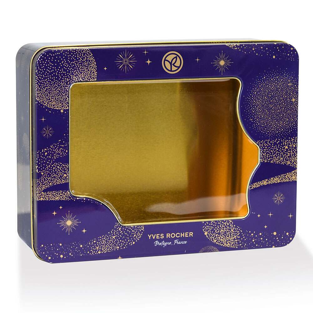 Большая металлическая коробка Yves Rocher
