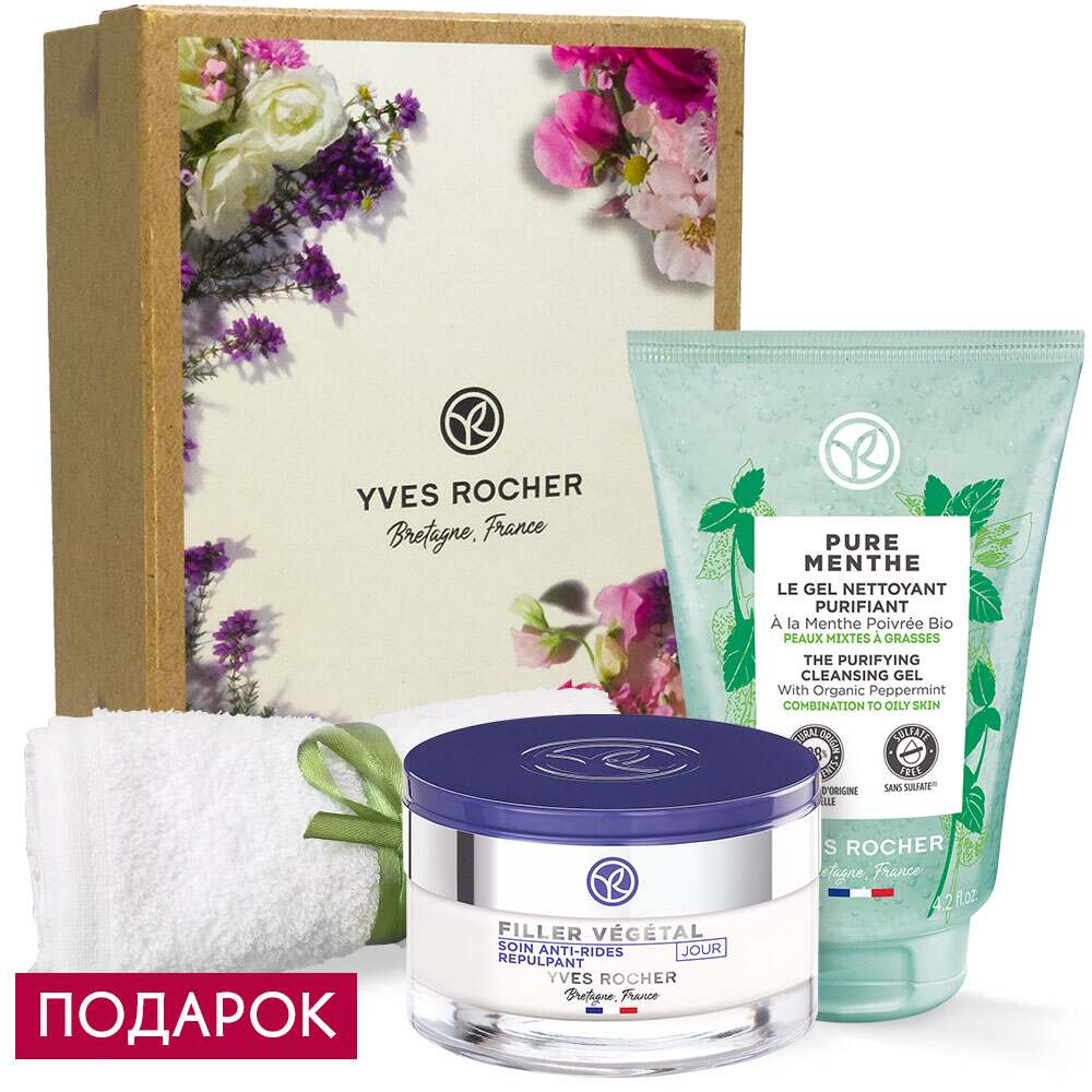 Дуэт «Упругость для комбинированной кожи» Yves Rocher